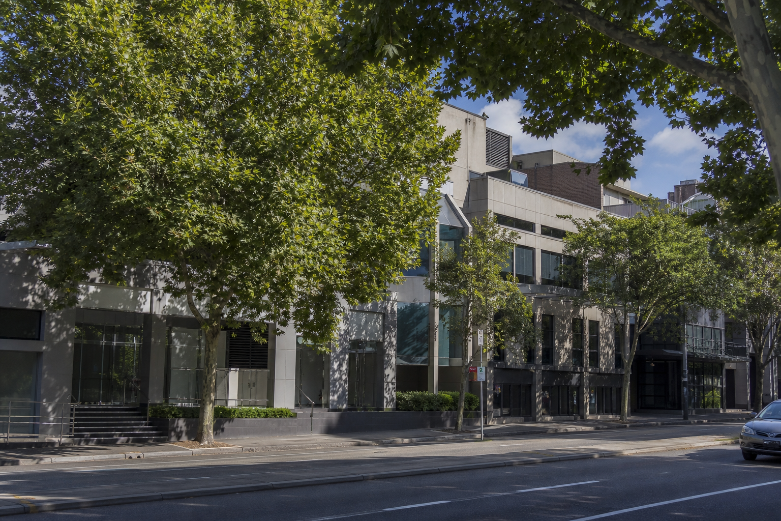 Commercial street near our Crows Nest office