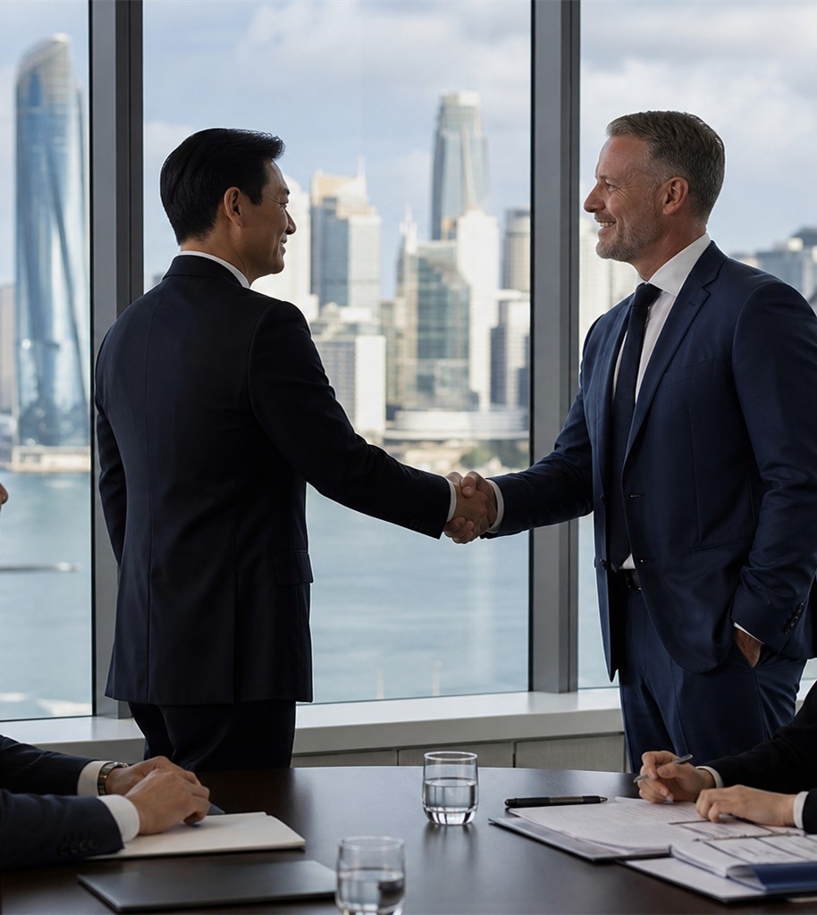 Cross-border directors in a planning meeting