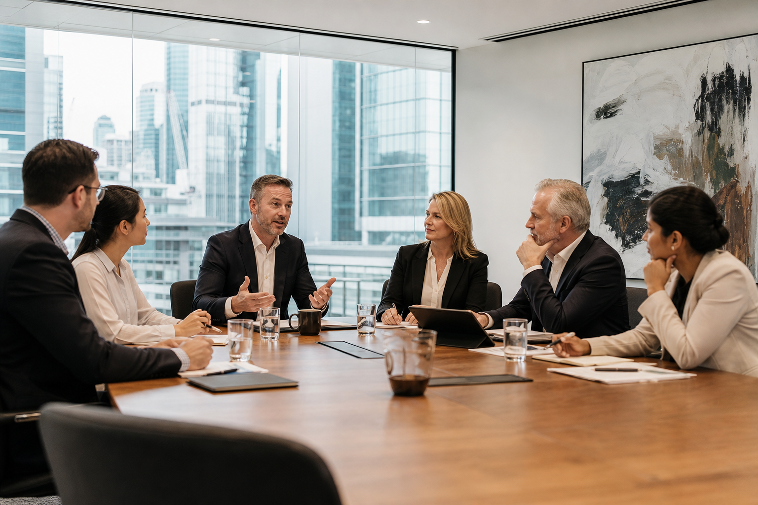 Cross-border board briefing