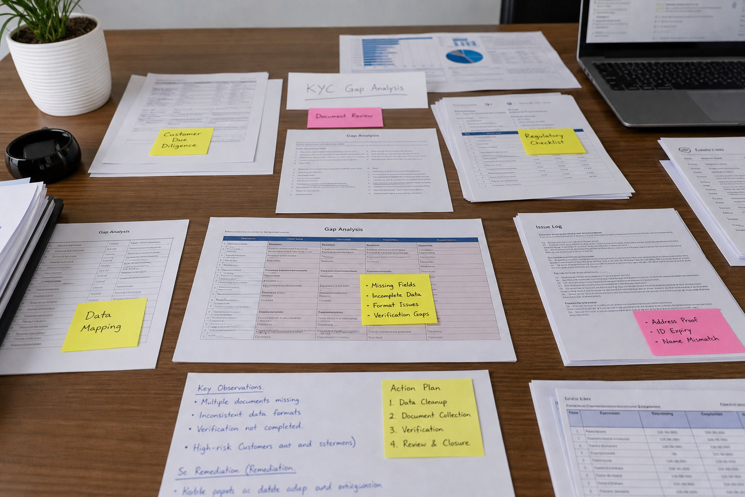 KYC document organisation